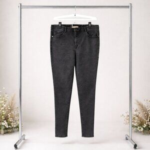 Democracy "ab" Technology Women's Size 16 Black Wash Skinny Stretch Jeans